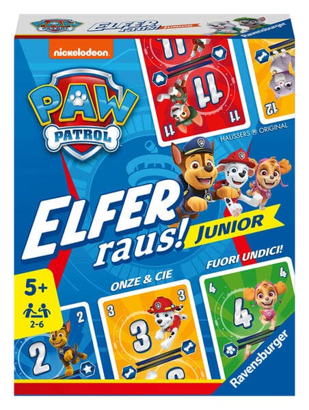 Paw Patrol Elfer raus! Junior - Kartenspiel ab 5 Jahre