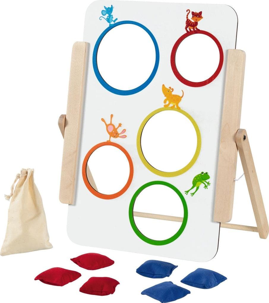 Zielwurfspiel für Klein und Groß, beidseitig bespielbar