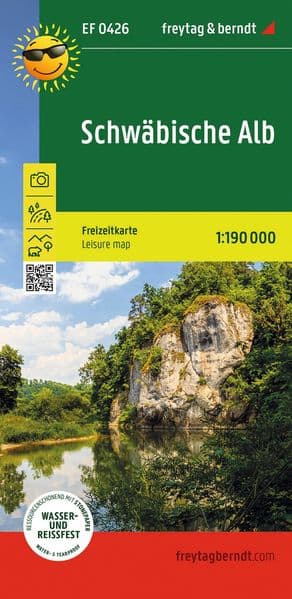 freytag & berndt Freizeitkarte Schwäbische Alb 1:190.000
