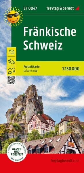 freytag & berndt Freizeitkarte Fränkische Schweiz 1:130.000