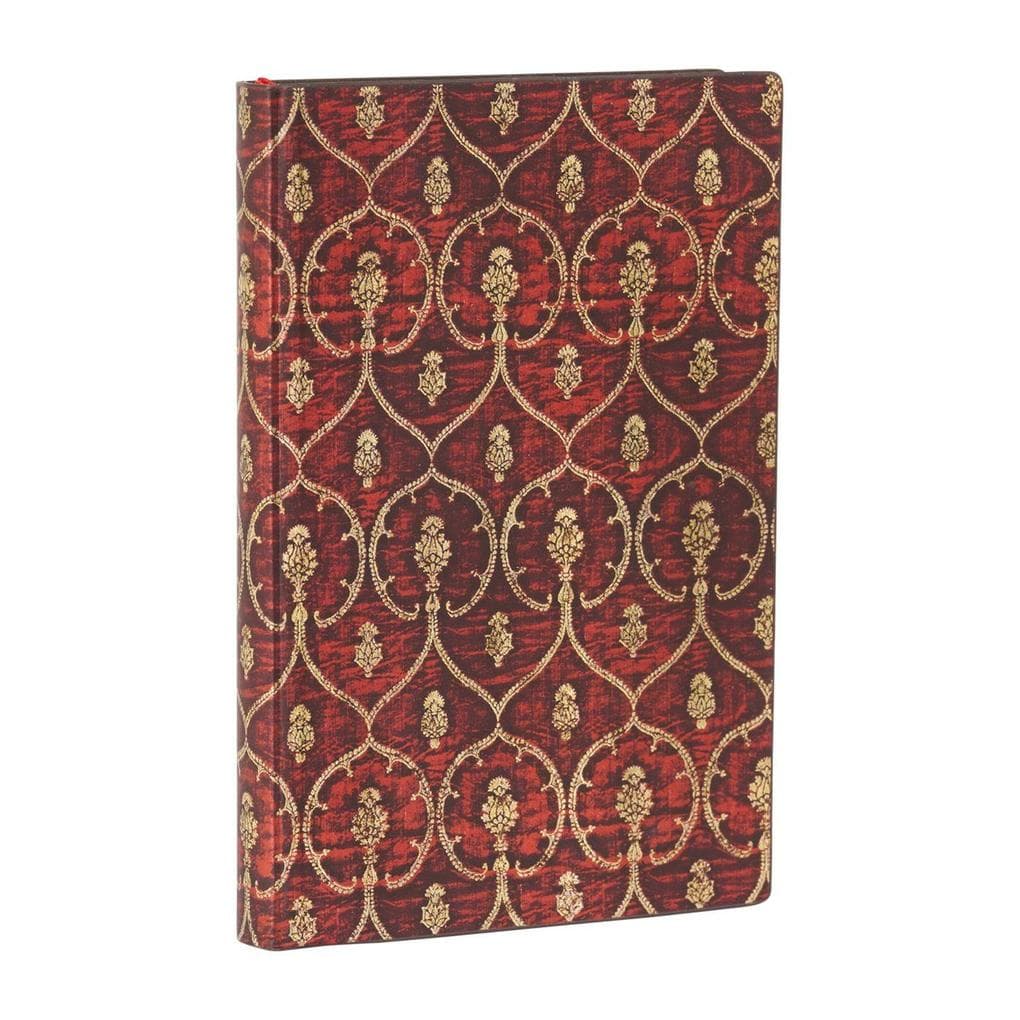 Red Velvet Mini Lined Softcover Journal, 208pg, 80gsm, Velvet Dalmatic Collection by Paperblanks (Red Velvet)