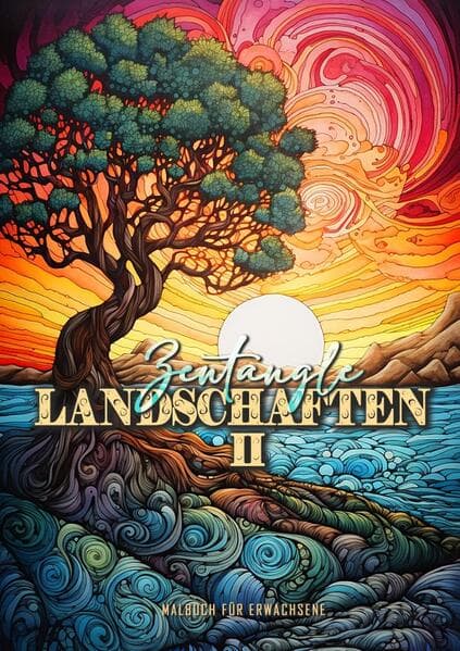 Zentangle Landscapes Coloring Book for Adults 2