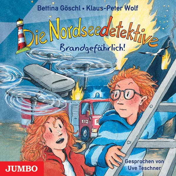 Die Nordseedetektive. Brandgefährlich!,Audio-CD