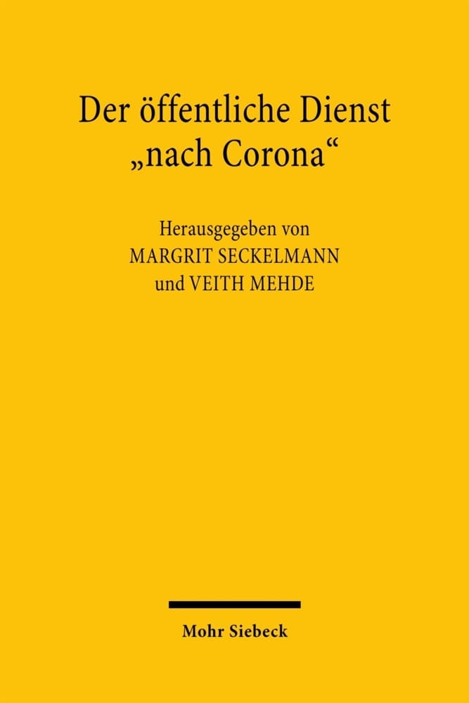 Der öffentliche Dienst "nach Corona"