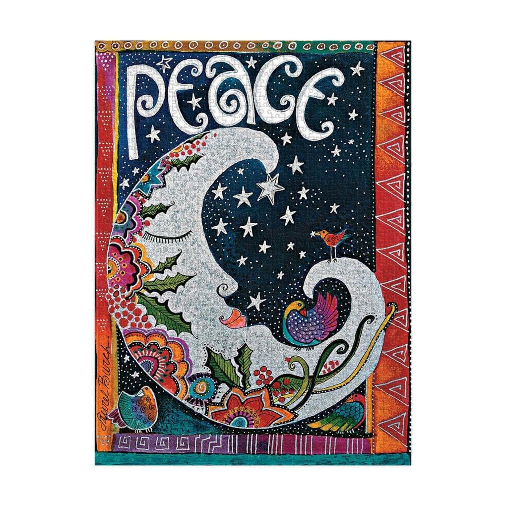 Peace 1000 Piece Jigsaw Puzzle, Laurel Burch Collection by Paperblanks (Playful Creations)