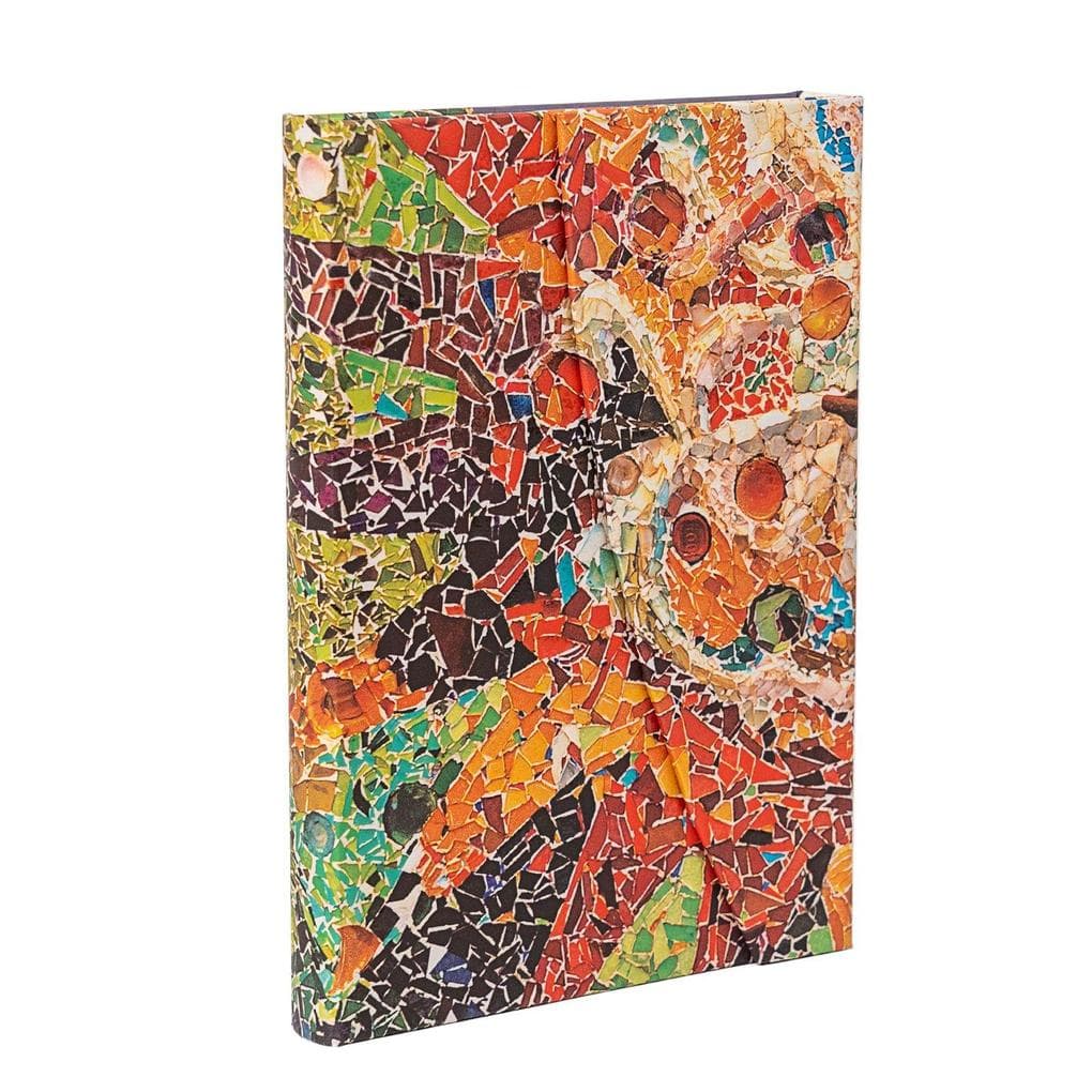 Gaudi's Sun MIDI Unlined Hardcover Journal, 144pg, 120gsm, Antoni Gaudi Collection by Paperblanks (Gaudi's Mosaics)