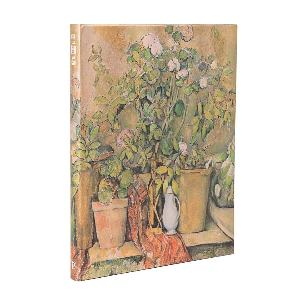 Cezanne's Terracotta Pots and Flowers Ultra Unlined Hardcover Journal, 144pg, 120gsm, the Barnes Collection by Paperblanks (Cezanne's Terracotta Pots and Flowers)