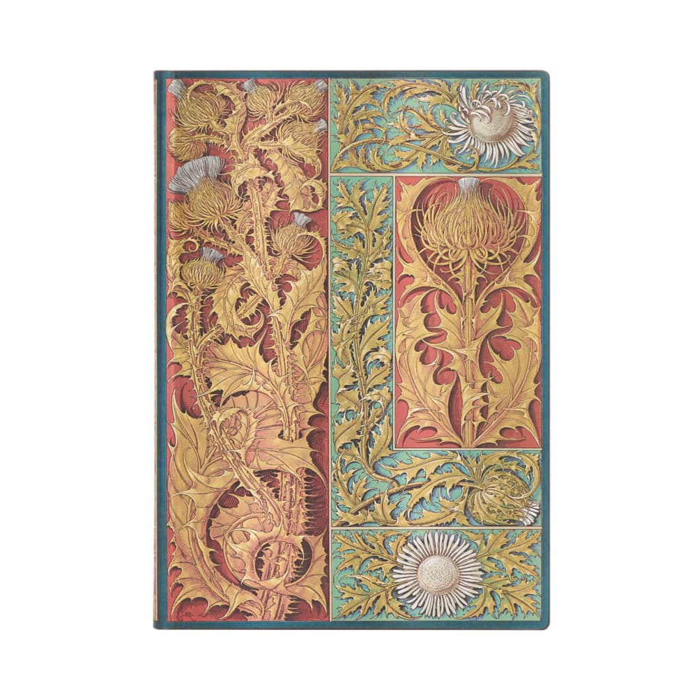 Wild Thistle MIDI Unlined Softcover Journal, 176pg, 100gsm by Paperblanks (Vox Botanica)