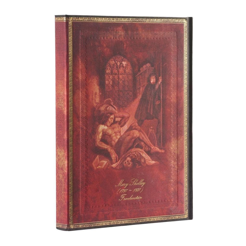 Paperblanks Mary Shelley, Frankenstein Embellished Manuscripts Collection Hardcover Journal Ultra Lined Wrap 144 Pg 120 GSM