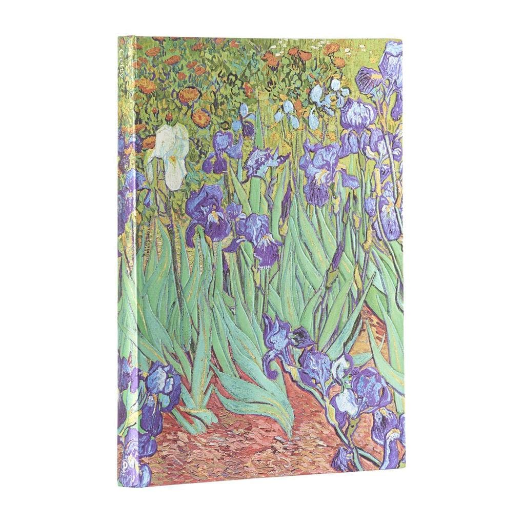 Paperblanks Van Gogh's Irises Sketchbook Grande Elastic Band Closure 112 Pg 200 GSM