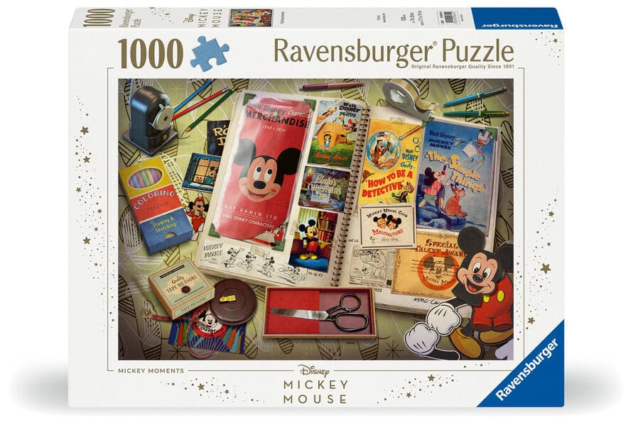 Erwachsenenpuzzle 1000 Teile - Disney Micky Maus - 1950 Mickey Moments