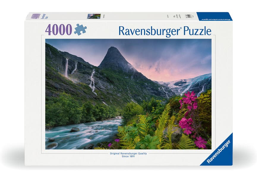 Erwachsenenpuzzle 4000 Teile - Atemberaubende Bergstimmung