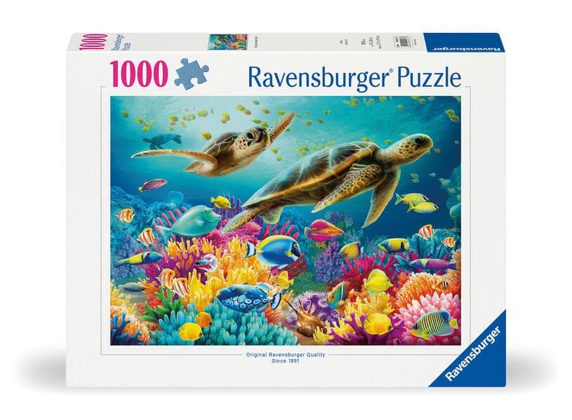 Erwachsenenpuzzle 1000 Teile - Blaue Unterwasserwelt