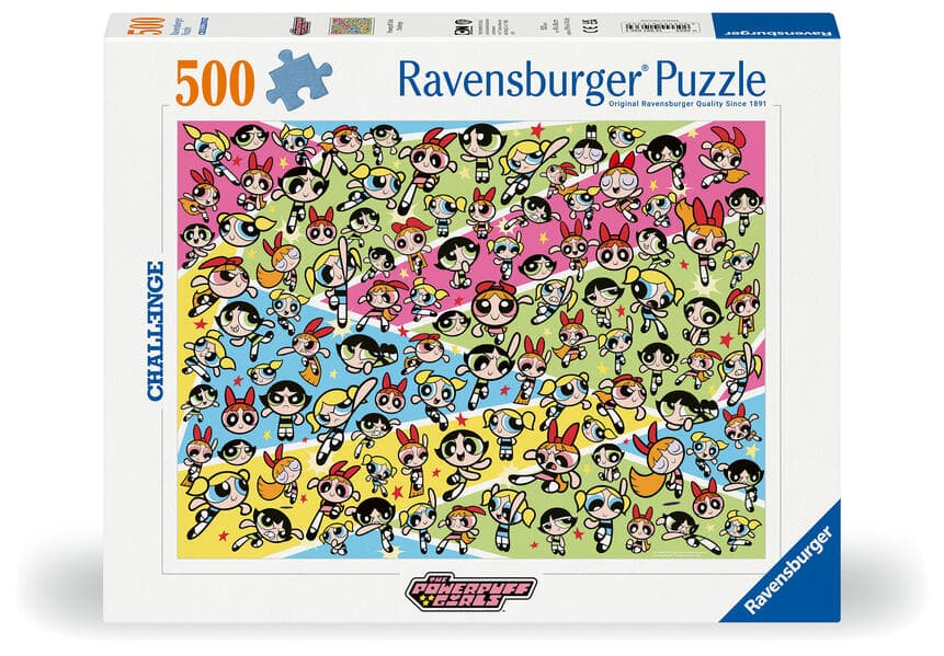 Erwachsenenpuzzle 500 Teile - Powerpuff Girls - Powerpuff Girls Challenge