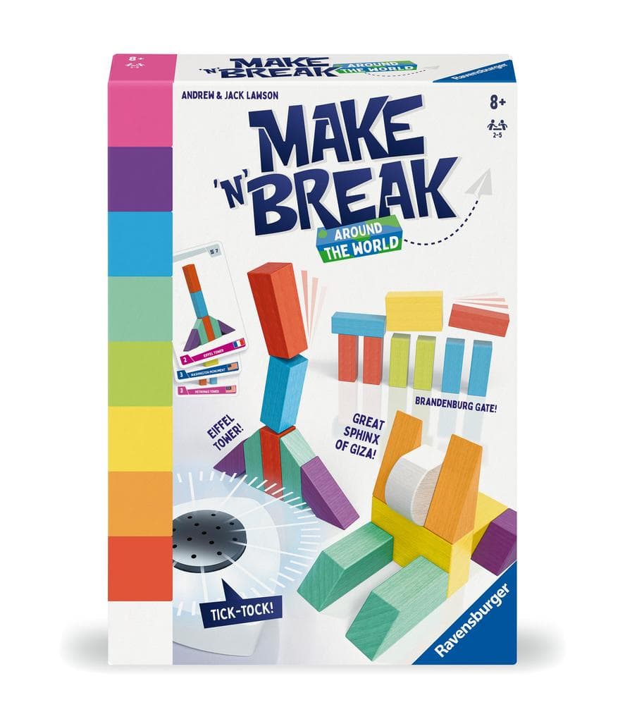 Make 'n' Break - Around the World - Gesellschaftsspiel & Brettspiel ab 8 Jahre
