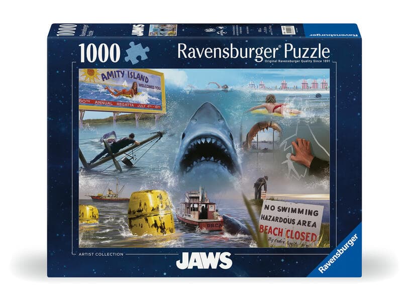 Erwachsenenpuzzle 1000 Teile - Der weiße Hai - Jaws