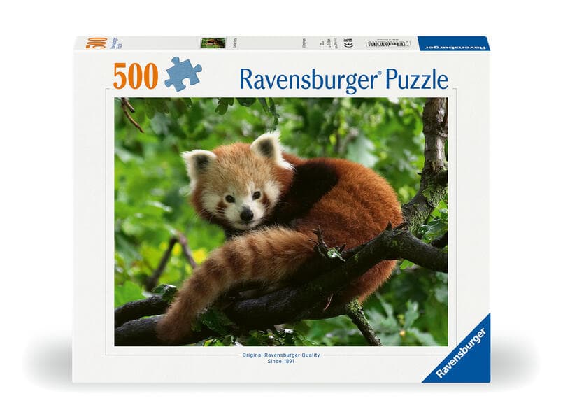 Erwachsenenpuzzle 500 Teile - Süßer roter Panda