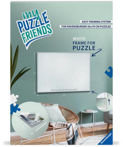 Puzzlezubehör - Puzzle-Rahmen, weiß