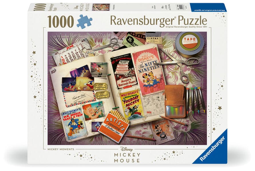 Erwachsenenpuzzle 1000 Teile - Disney Micky Maus - 1940 Mickey Moments