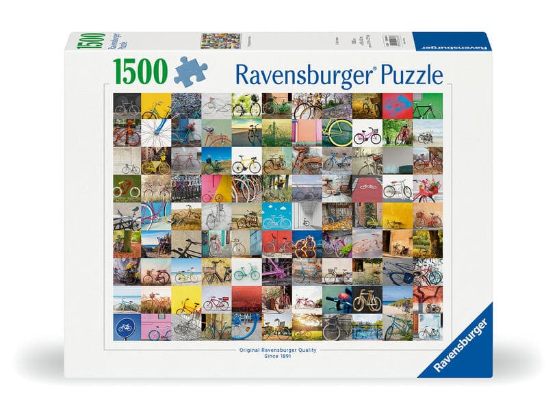 Erwachsenenpuzzle 1500 Teile - 99 Fahrräder und mehr...