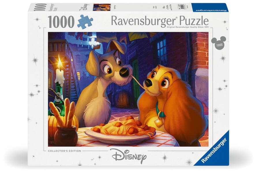 Erwachsenenpuzzle 1000 Teile - Disney Classics - Susi und Strolch