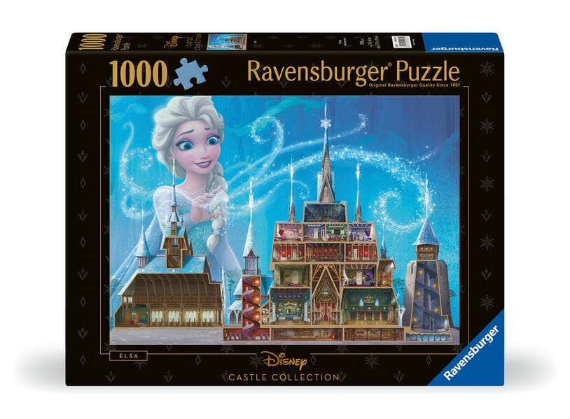 Erwachsenenpuzzle 1000 Teile - Disney Prinzessinnen - Disney Castles: Elsa