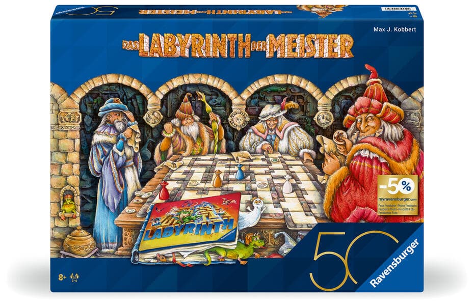 Labyrinth der Meister - Gesellschaftsspiel & Brettspiel ab 8 Jahre