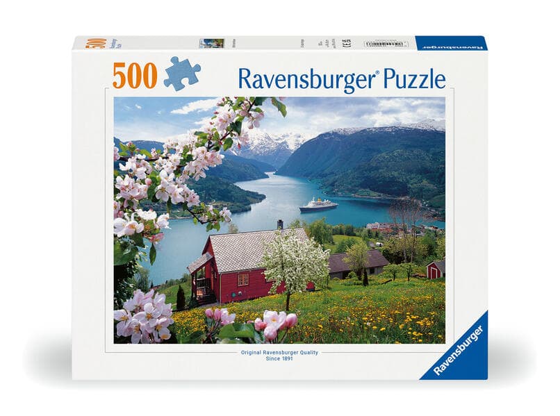 Erwachsenenpuzzle 500 Teile - Skandinavische Idylle