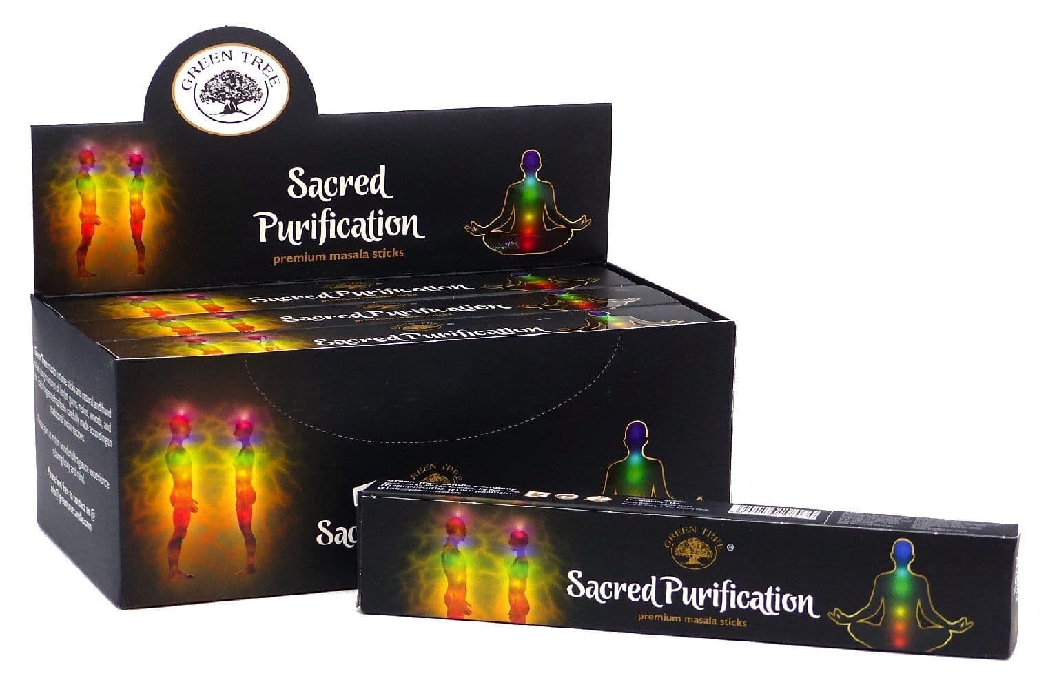 Räucherstäbchen Green Tree "Sacred Purification" 15gr.