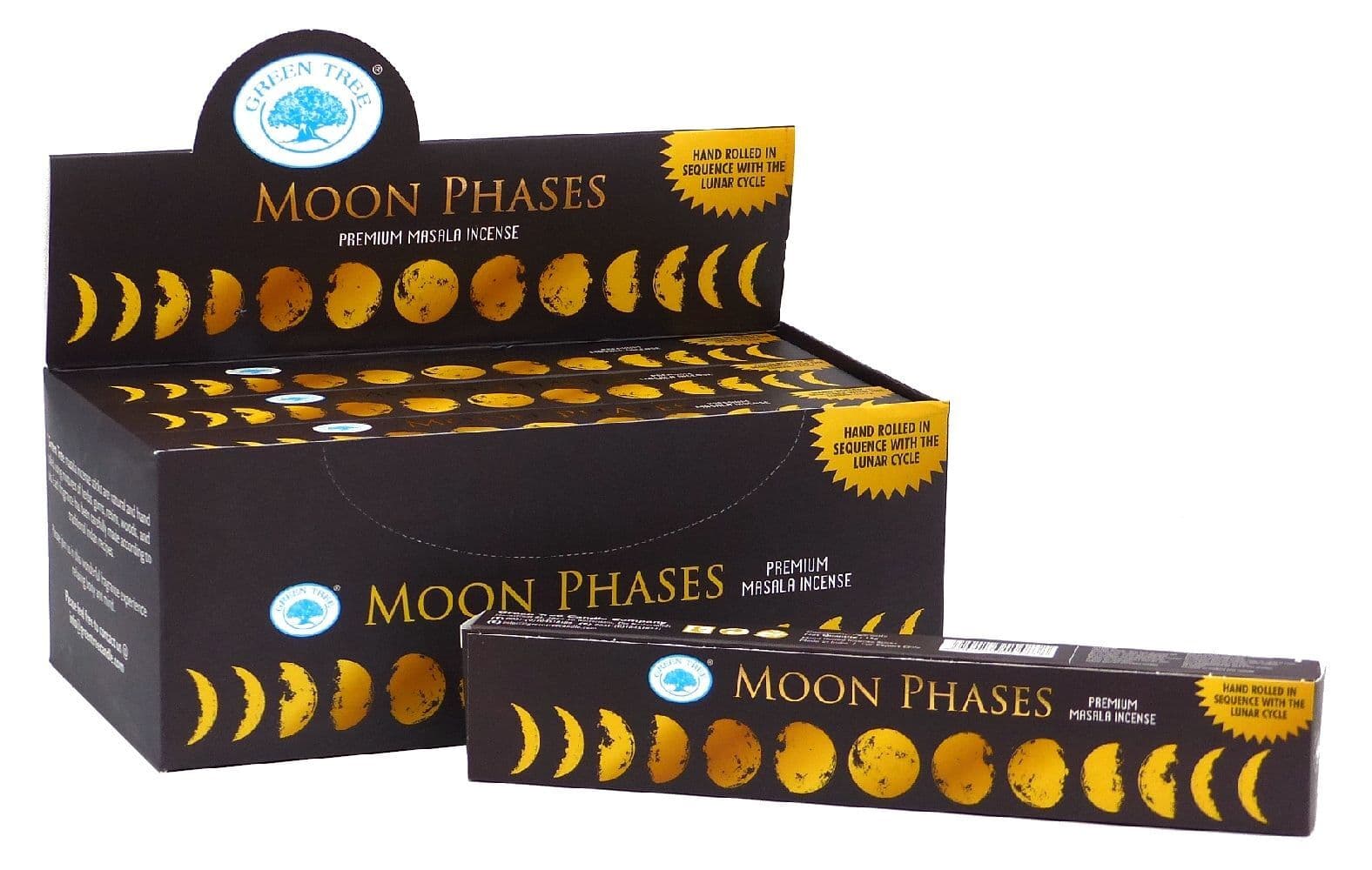 Räucherstäbchen Green Tree "Moon Phases" 15gr.