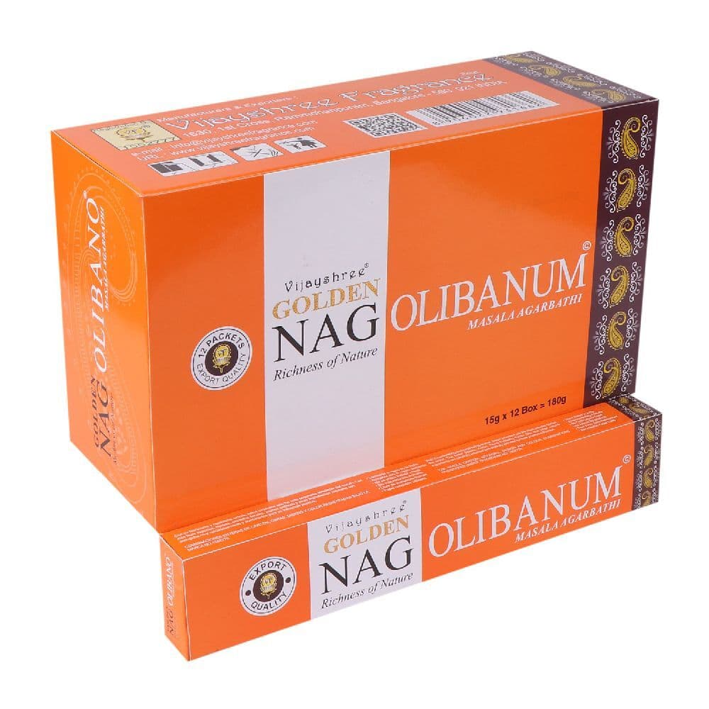 Räucherstäbchen Vijayshree "Golden Nag Olibanum" 15gr.