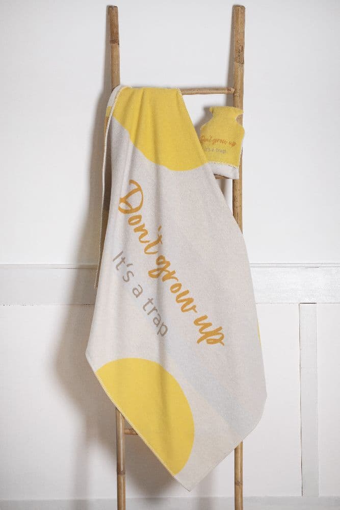 Fussenegger LILI Baby- und Kinderdecke, Dont Grow up