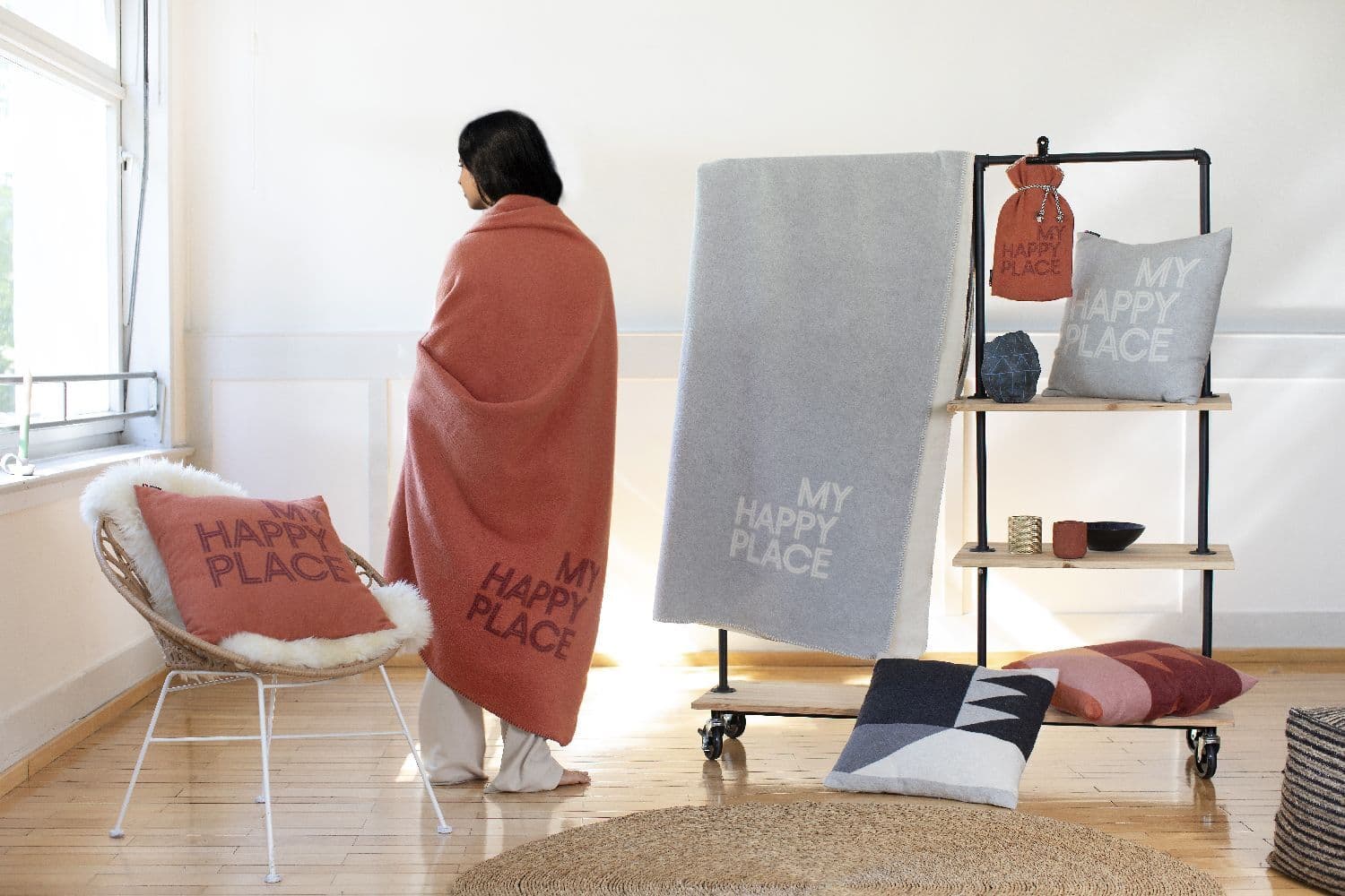 Fussenegger Wohndecke "my happy Place"