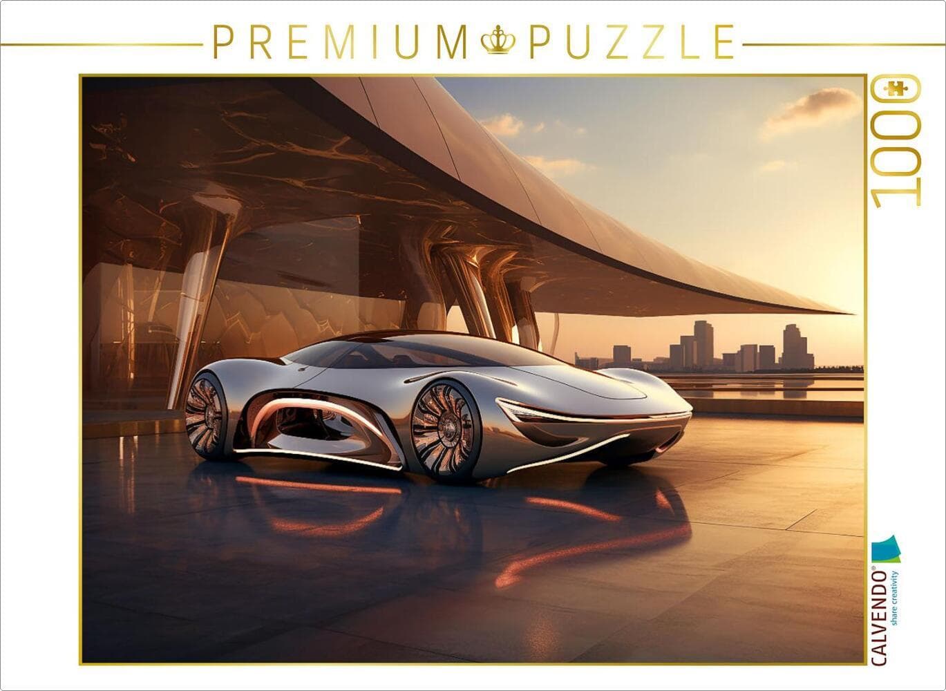 CALVENDO Puzzle Hypermodernes concept design Auto | 1000 Teile Lege-Größe 64x48cm Foto-Puzzle für glückliche Stunden