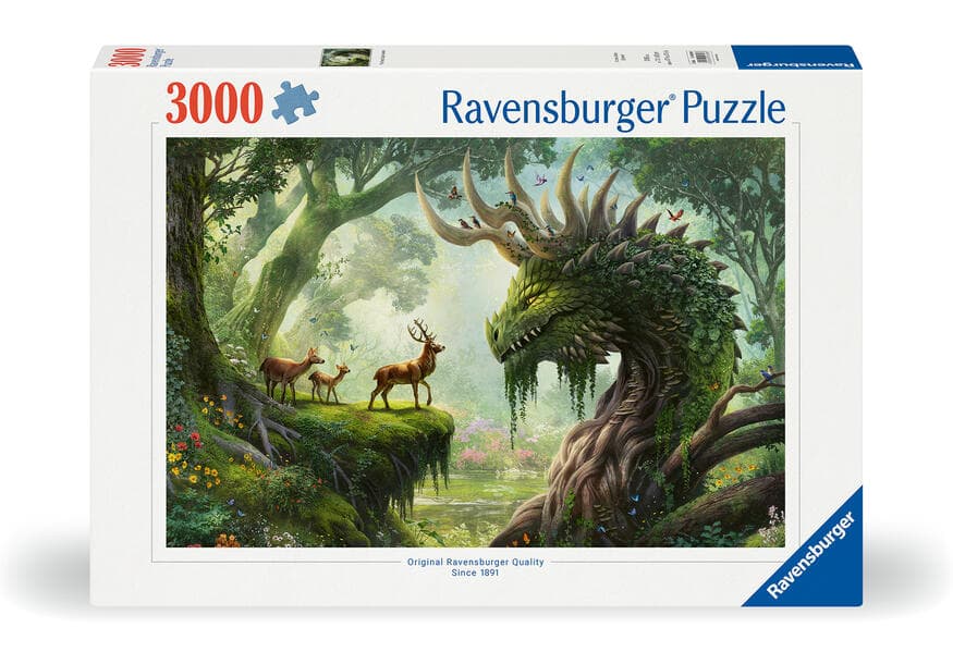 Erwachsenenpuzzle 3000 Teile - Der Walddrache erwacht
