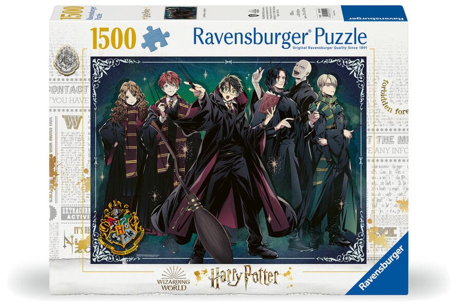 Erwachsenenpuzzle 1500 Teile - Harry Potter: Gryffindor vs. Slytherin