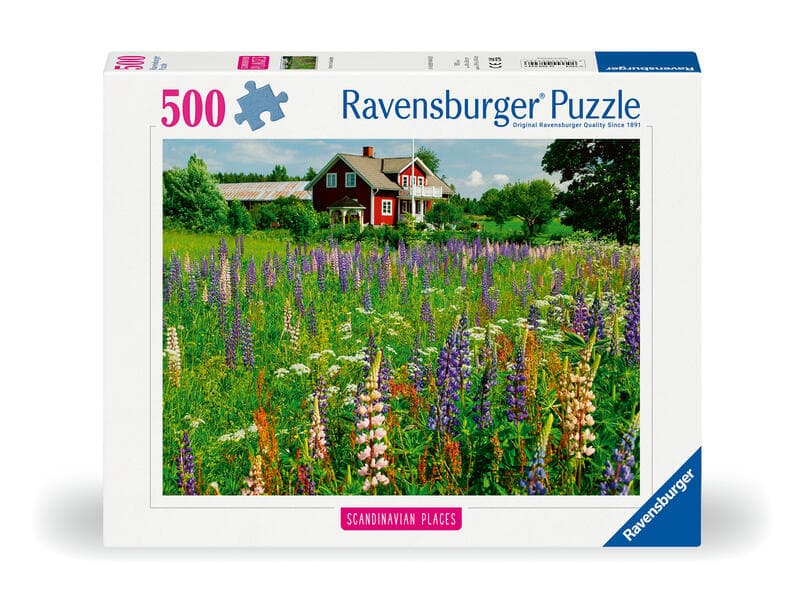 Erwachsenenpuzzle 500 Teile - Bauernhof in Schweden