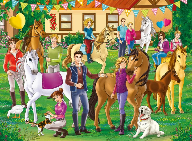 Kinderpuzzle 200 XXL Teile - Lissy Activity