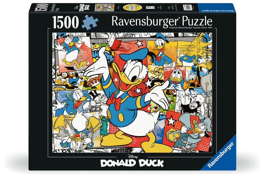 Erwachsenenpuzzle 1500 Teile - Disney Classics: Donald Duck
