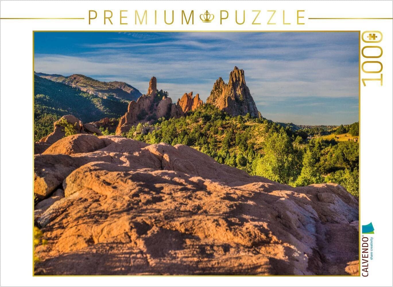 CALVENDO Puzzle Garden of the Gods, Colorado | 1000 Teile Lege-Größe 64x48cm Foto-Puzzle für glückliche Stunden