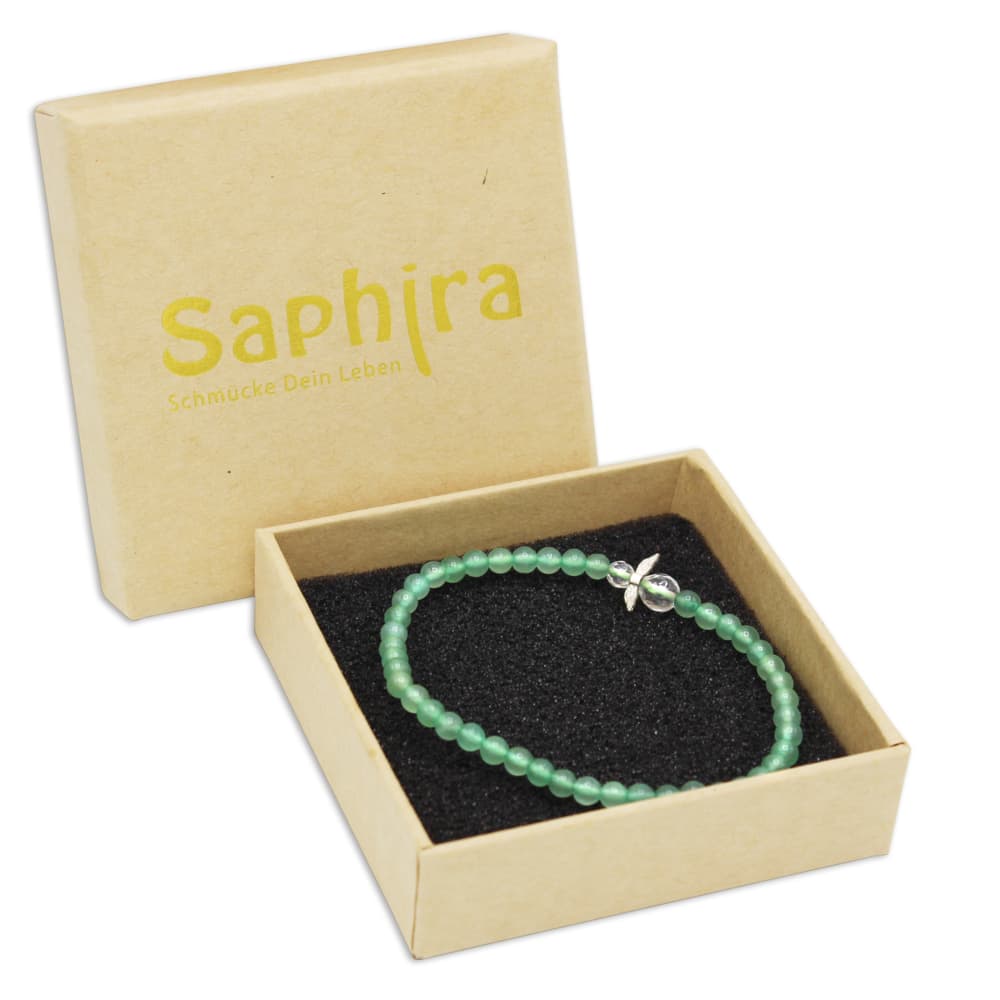 Aventurin Schutzengel Edelsteinarmband