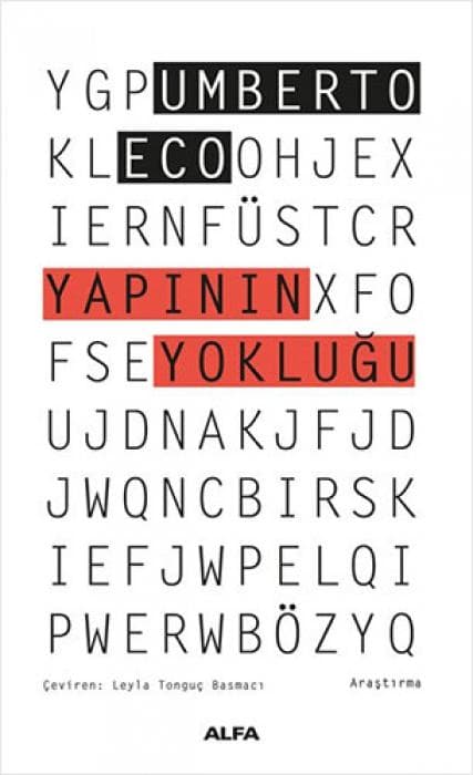 Yapinin Yoklugu