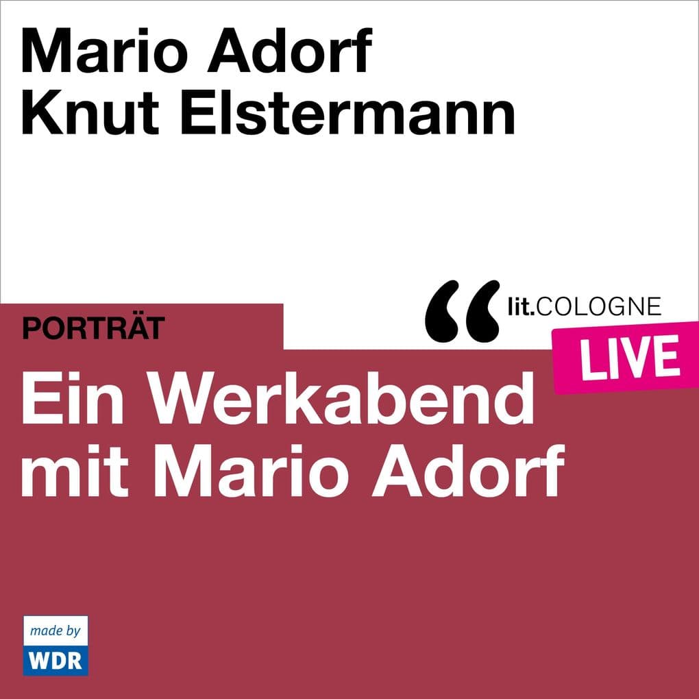 Ein Werkabend mit Mario Adorf
