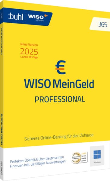 WISO Mein Geld Professional 365,1 CD-ROM