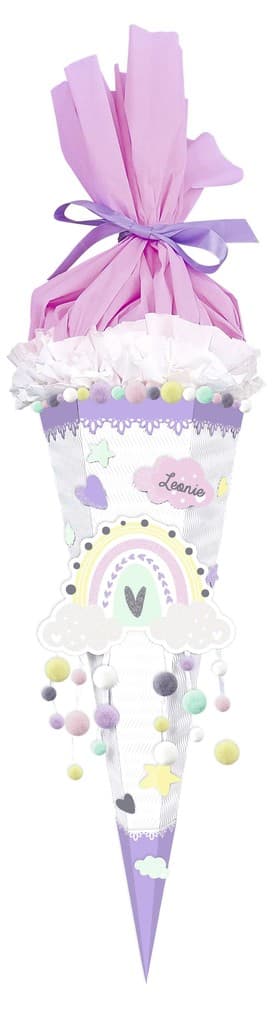 URSUS Schultüten-Bastelsets Schultüten-Bastelset Easy Line "Rainbow"