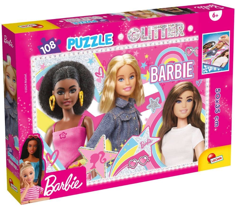 BARBIE GLITTER PUZZLE 108- BEST FRIEND FOREVER!