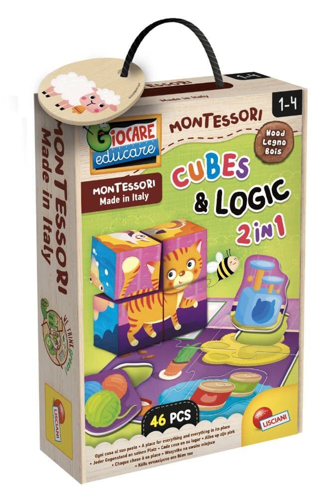 MONTESSORIHolz Cube und Logik