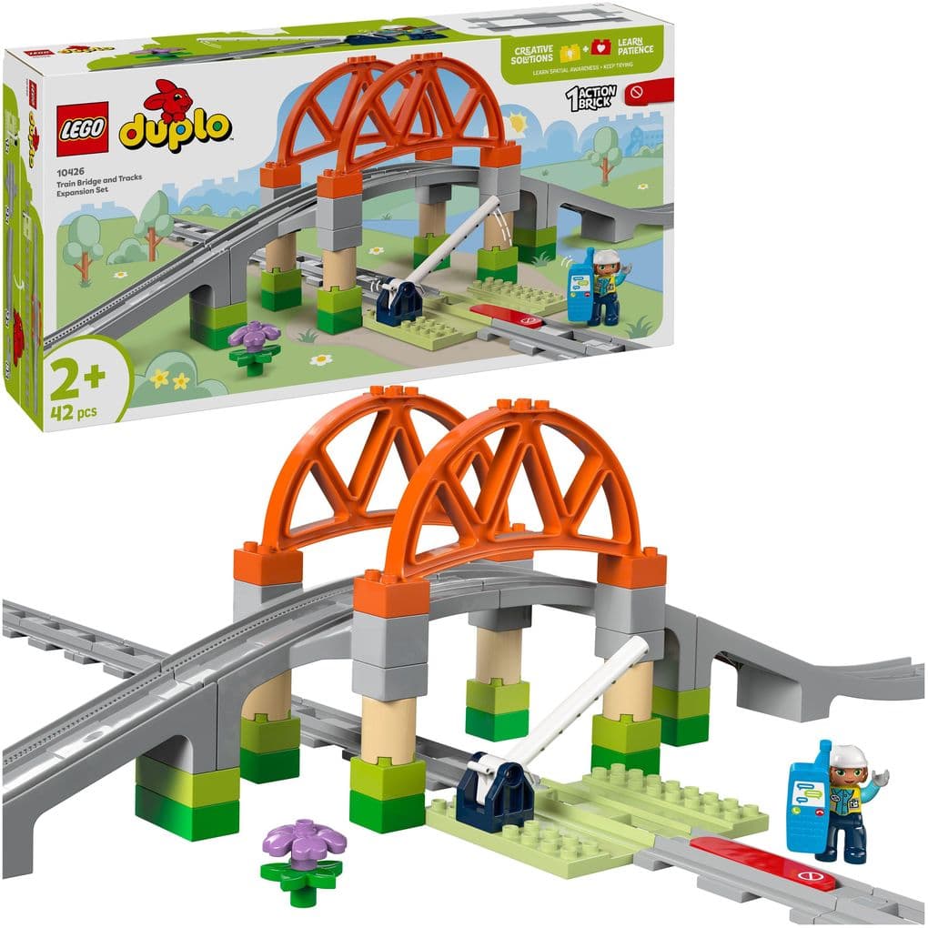 LEGO® DUPLO 10426 Eisenbahnbrücke und Schienen Erweiterungsset