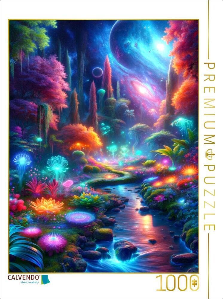 CALVENDO Puzzle Cosmic Garden - Astronomie Bild | 1000 Teile Lege-Größe 64x48cm Foto-Puzzle für glückliche Stunden