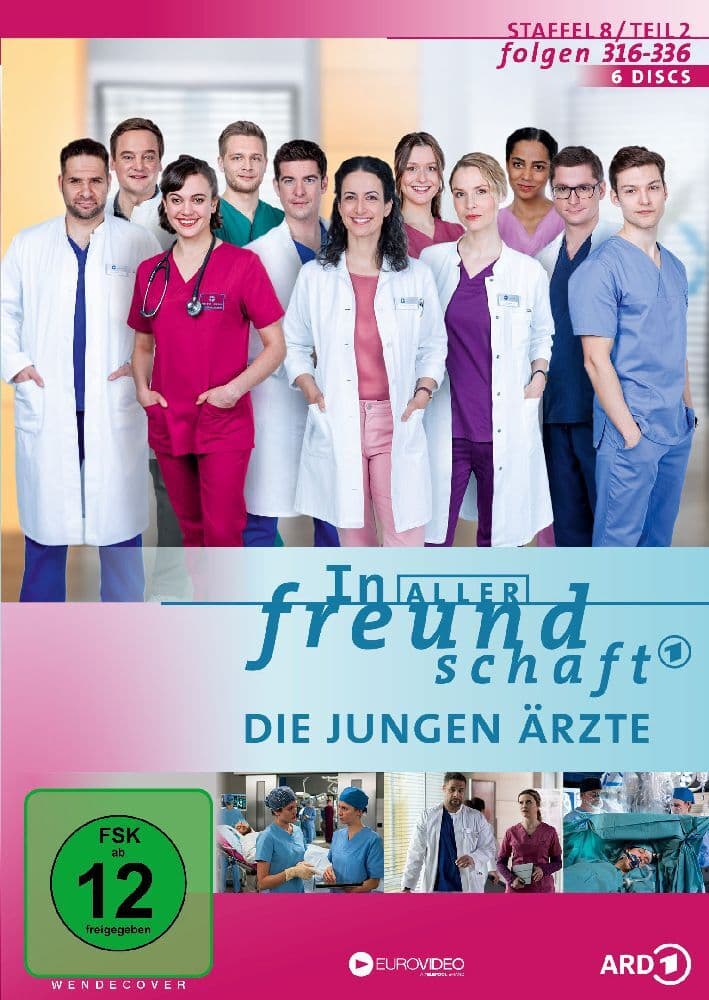 In aller Freundschaft - Die jungen Ärzte, Staffel 8, Teil 2 (Folgen 316-336), Staffel.8.2,6 DVDs